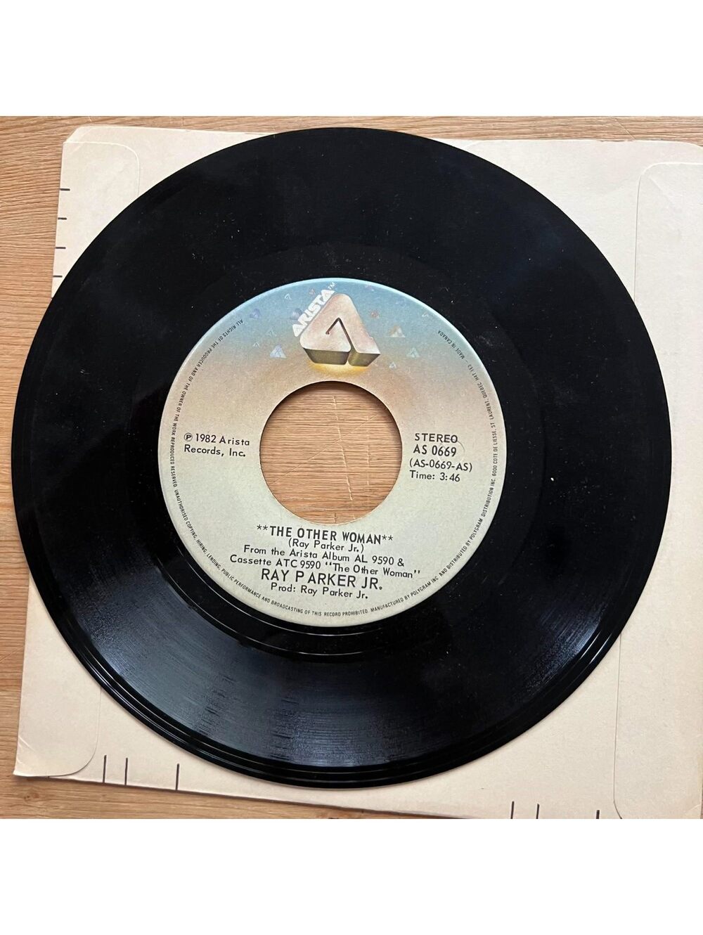 Ray Parker Jr. - The Other Woman/Stay the Night 45rpm VG+ R15